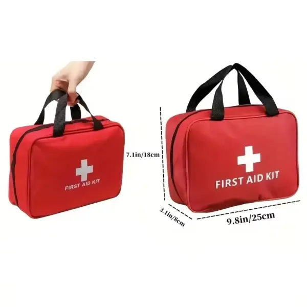 184pcs First Aid Kit – Portable Emergency Medical Bag for Outdoor Hiking, Camping & Rescue - Image 3