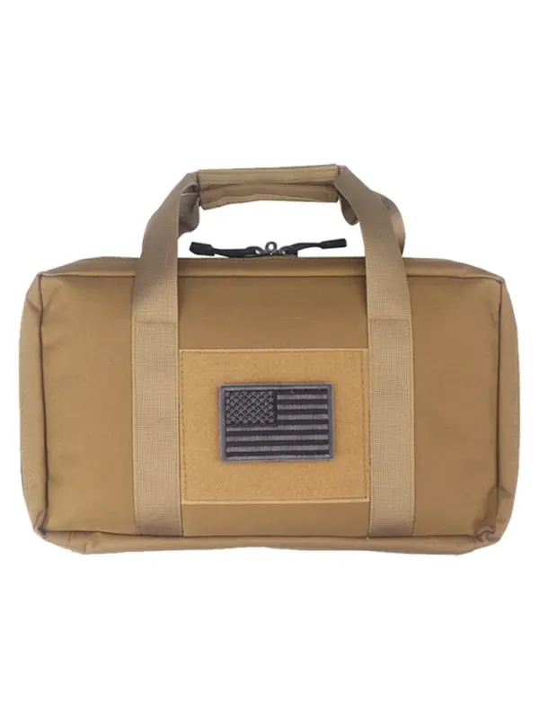 Kosibate Tactical MOLLE Pistol Case – Universal Concealed Handgun Pouch for Glock 17 with Magazine Storage – Outdoor Carry Bag - Image 3