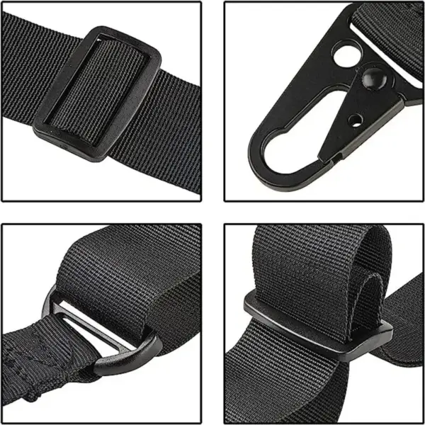 Tactical Dual Point Nylon Sling – Adjustable, Heavy-Duty Strap for Hunting, Training, and Outdoor Activities - Image 6