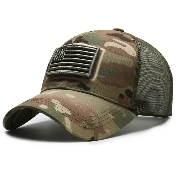 Breathable Mesh Baseball Cap – Unisex Embroidered Outdoor Hat with Adjustable Strap & Sun Protection - Image 4