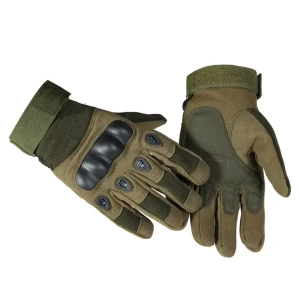 Tactical Military Full-Finger Gloves – Anti-Slip Combat Gloves for Airsoft, Shooting, Cycling & Outdoor Sports – Men's Protective Gear