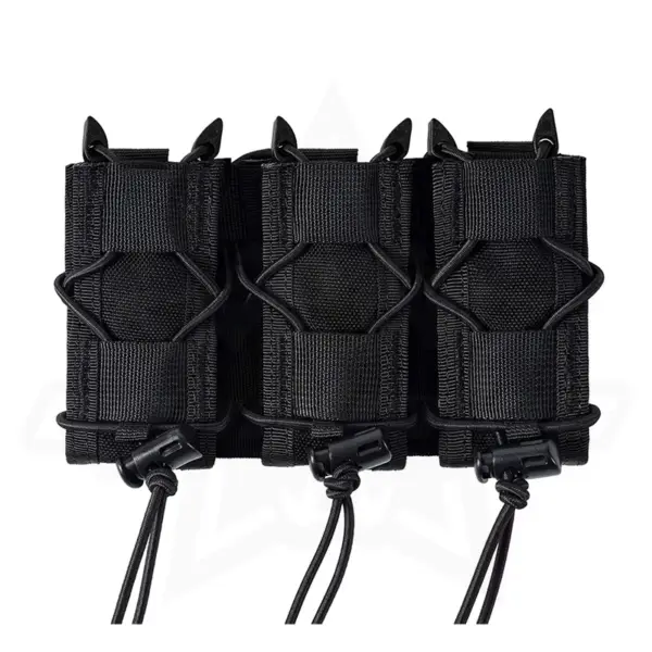 OphidianTac MOLLE Magazine Pouch – Double/Triple Stack Open-Top Pouch for 9mm, .40, .45 Magazines (Glock 17/19, S&W M&P, Sig 226/229, Springfield 1911) - Image 2