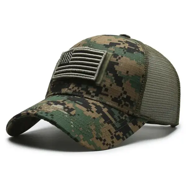 Breathable Mesh Baseball Cap – Unisex Embroidered Outdoor Hat with Adjustable Strap & Sun Protection - Image 7