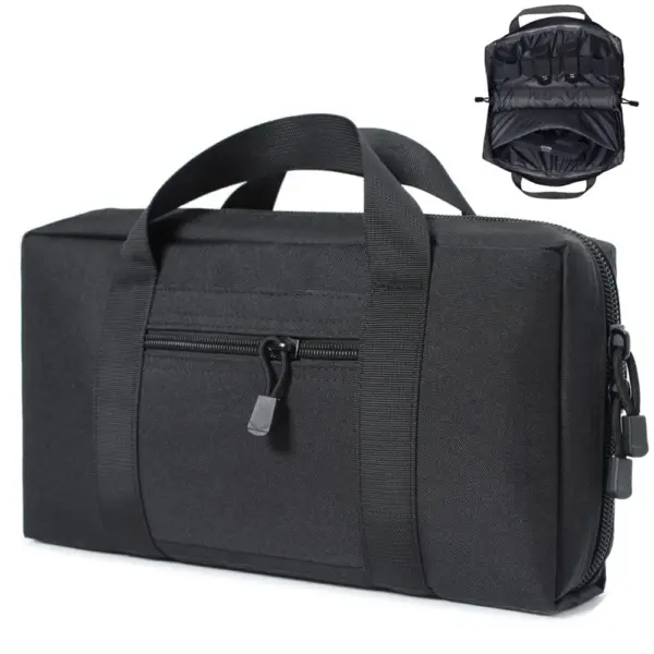 Tactical Gun Range Bag – Compact Handgun Duffle Case for Shooting, Hunting & Magazine Storage - Image 7
