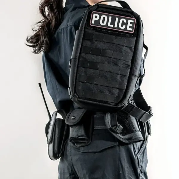 Tactical Police Duty Belt – 10-in-1 Modular Security Belt System with Holsters & Pouches for Law Enforcement, Military & Security - Image 4