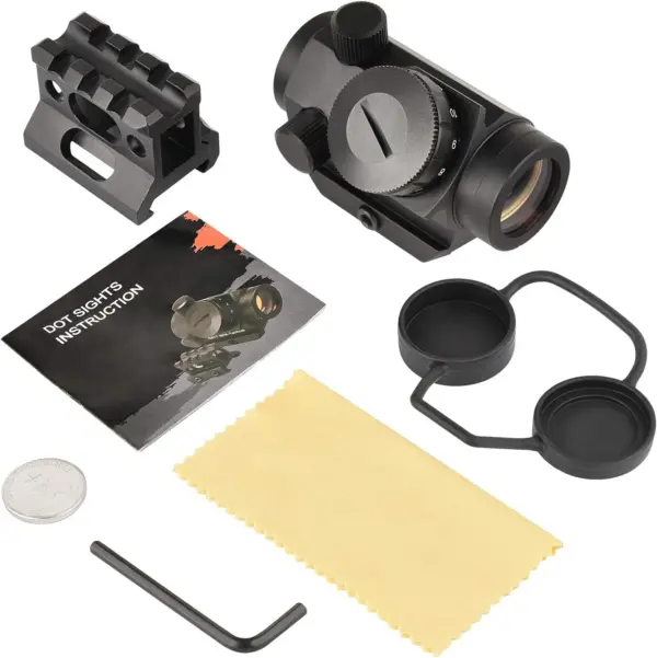 2MOA Red Dot Sight 1x25mm Reflex Scope – Waterproof, Shockproof, Fog-Proof with 1-Inch Riser Mount - Image 7