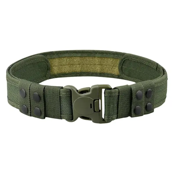 Quick Release Tactical Belt for Men – Heavy-Duty Canvas Combat Belt for Outdoor, Hiking, and Fishing – Adjustable & Stylish - Image 8