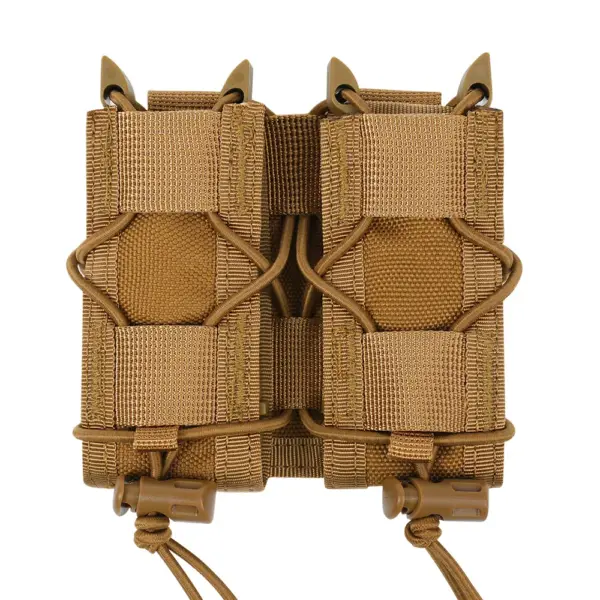 OphidianTac MOLLE Magazine Pouch – Double/Triple Stack Open-Top Pouch for 9mm, .40, .45 Magazines (Glock 17/19, S&W M&P, Sig 226/229, Springfield 1911) - Image 9