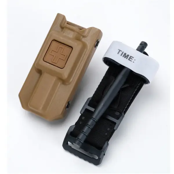 Title: Tactical Tourniquet Storage Box – MOLLE Medical Pouch for Outdoor Emergency & First Aid - Image 2