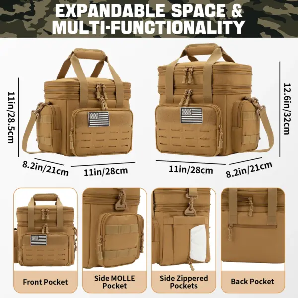 ReFire Gear Tactical Insulated Lunch Bag – Heavy-Duty Leakproof Cooler for Men, Ideal for Camping, Work & Outdoor Use - Image 2