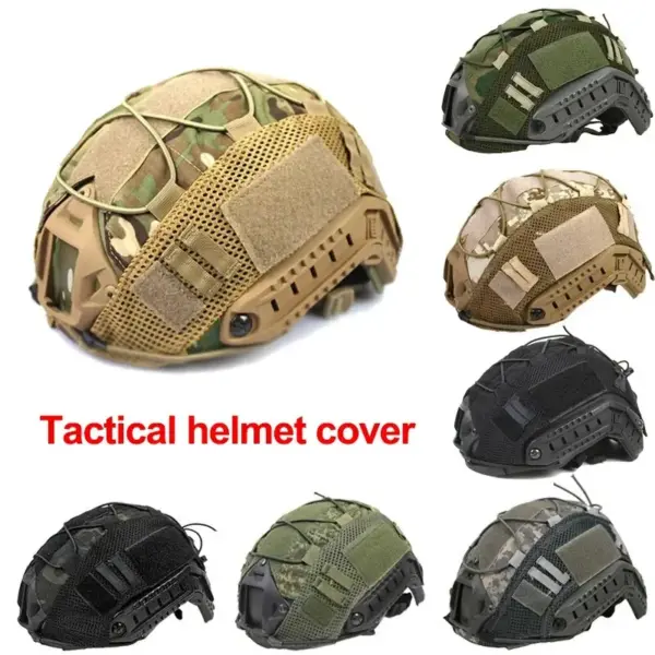 1pcs Tactical Helmet Cover for FAST MH PJ BJ Helmets – Airsoft & Paintball Accessory