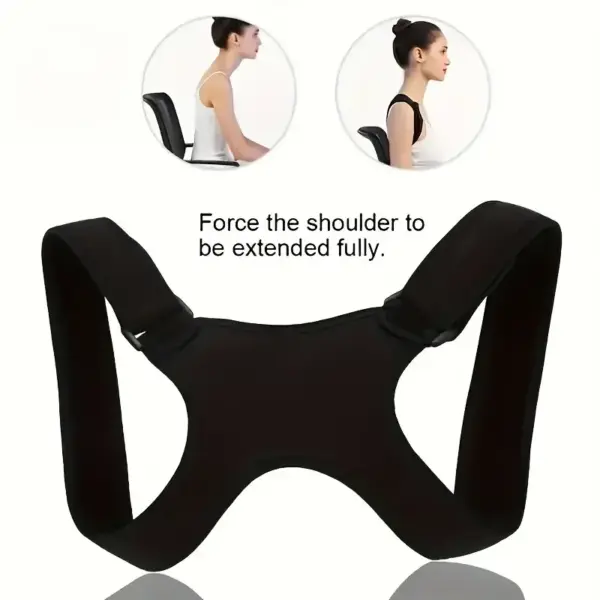 Ergonomic Adjustable Posture Corrector – Back Support Brace for Adults to Improve Kyphosis and Spinal Alignment - Image 6