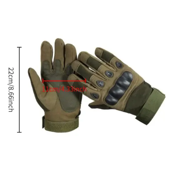 Tactical Military Full-Finger Gloves – Anti-Slip Combat Gloves for Airsoft, Shooting, Cycling & Outdoor Sports – Men's Protective Gear - Image 6