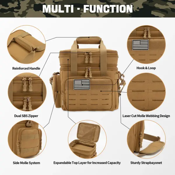 ReFire Gear Tactical Insulated Lunch Bag – Heavy-Duty Leakproof Cooler for Men, Ideal for Camping, Work & Outdoor Use - Image 3