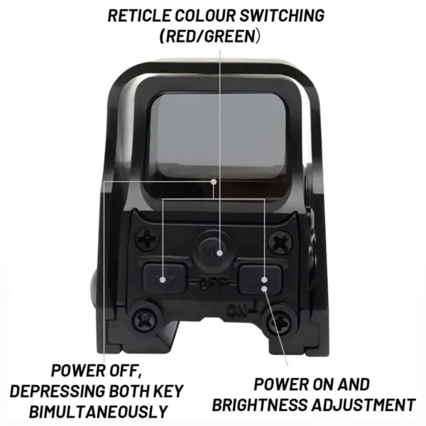 553 Holographic Red & Green Dot Reflex Sight – Fits 20mm Picatinny Rails - Image 6
