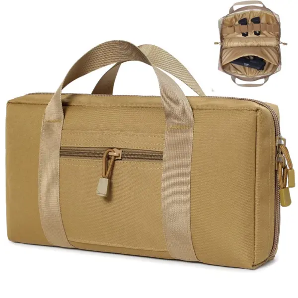 Tactical Gun Range Bag – Compact Handgun Duffle Case for Shooting, Hunting & Magazine Storage - Image 8