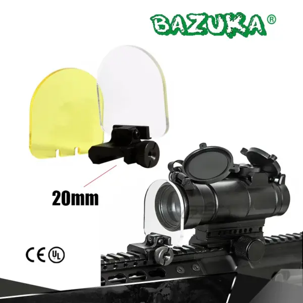 Airsoft 20mm Rifle Sight Scope Protector – Fiberglass Lens Guard for Paintball & Hunting
