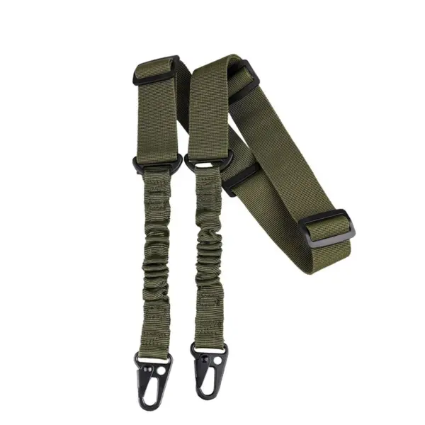 Tactical Two-Point Bungee Rifle Sling – Heavy-Duty Nylon Adjustable Gun Strap for Hunting & Outdoor Sports - Image 3