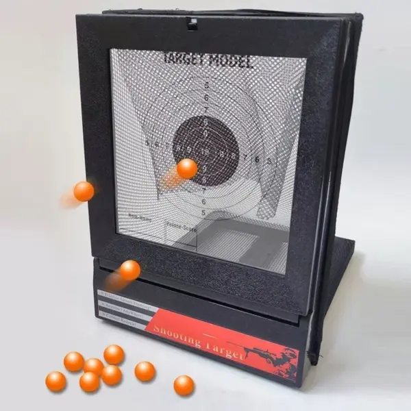 Foldable Airsoft Target Box with Bullet Catcher – BB Gun & Nerf Shooting Practice Trap - Image 2