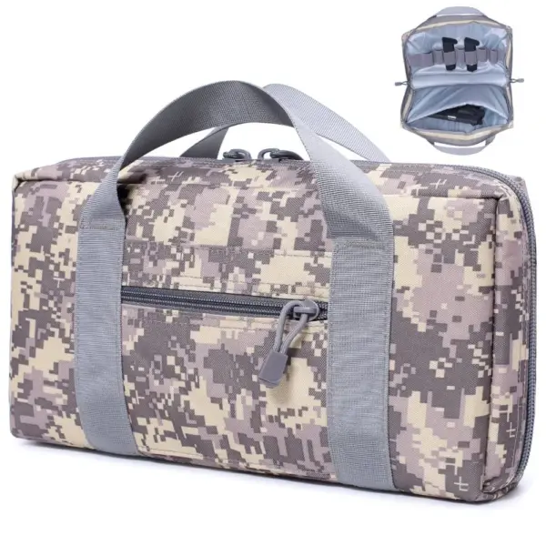 Tactical Gun Range Bag – Compact Handgun Duffle Case for Shooting, Hunting & Magazine Storage - Image 11