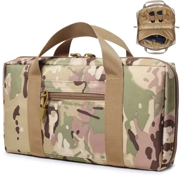 Tactical Gun Range Bag – Compact Handgun Duffle Case for Shooting, Hunting & Magazine Storage - Image 12