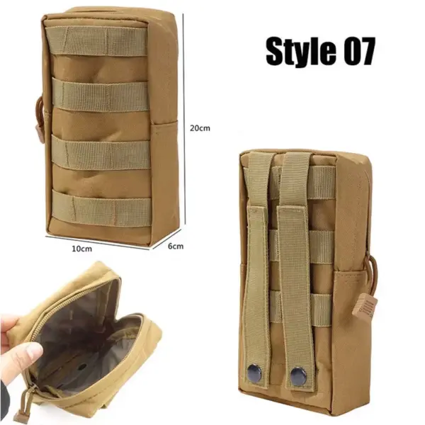 OphidianTac Tactical MOLLE Waist Bag – EDC Gear Pouch for Phone, Tools, and Outdoor Accessories - Image 5