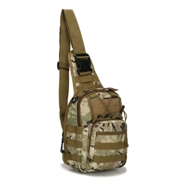 Waterproof Crossbody Chest Bag – Lightweight Tactical Sling Pack for Men's Outdoor Sports, Hiking & Biking - Image 9