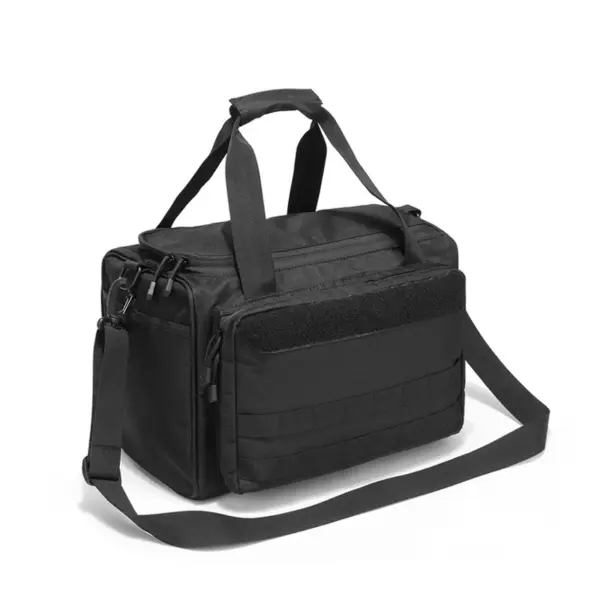 600D Waterproof Tactical Pistol Range Bag – MOLLE Storage Sling Bag for Hunting & Shooting - Image 7